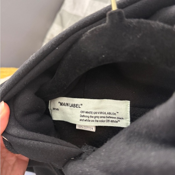Off-White Black Cotton Sweatshirt - Picture 4 of 4